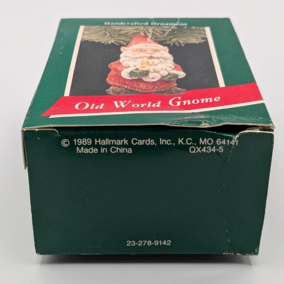 Hallmark Keepsake Old World Gnome 1989, Vintage Christmas Ornament - Picture 9 of 11